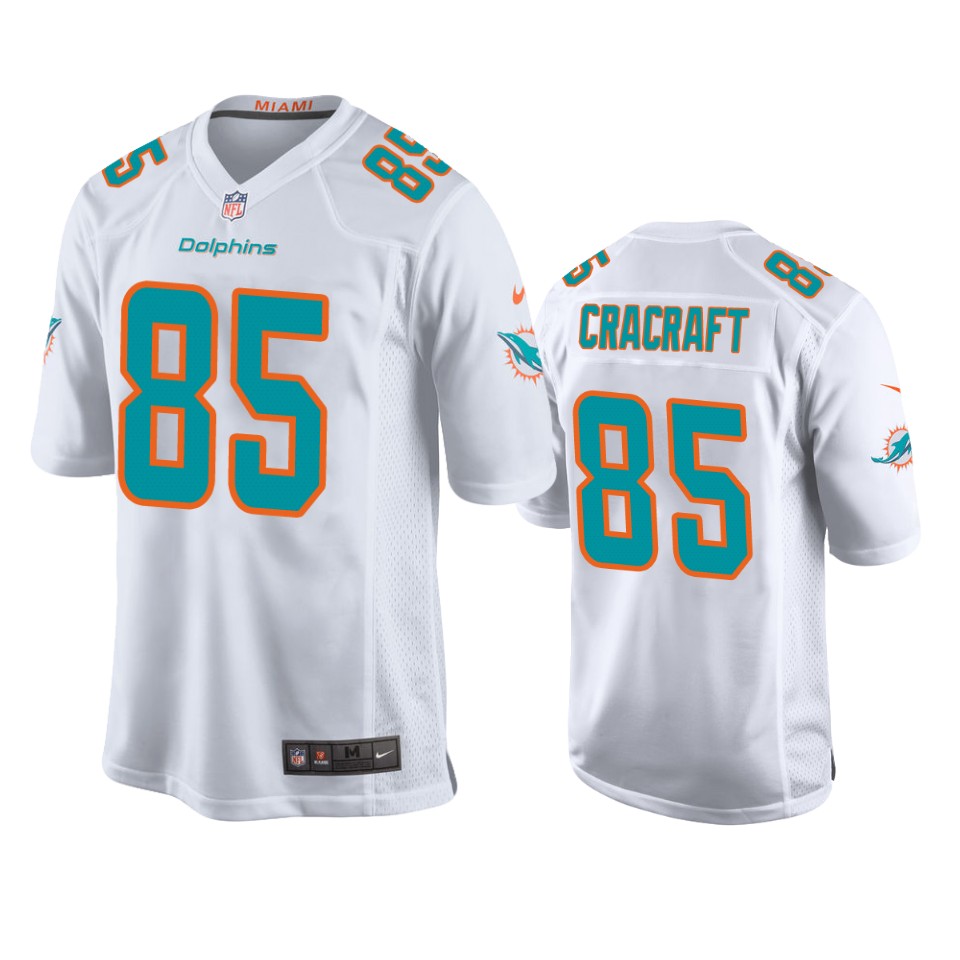 river cracraft dolphins white game jersey