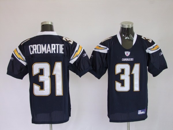 san diego chrger 31 antonio cromatie dark blue