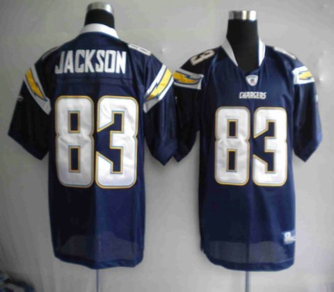 san diego chrger 83# jackson dark blue