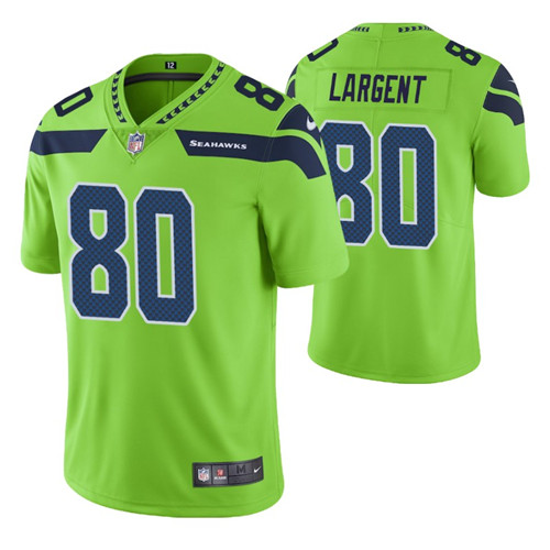 seahawks steve largent vapor limited jersey neon green men stitched