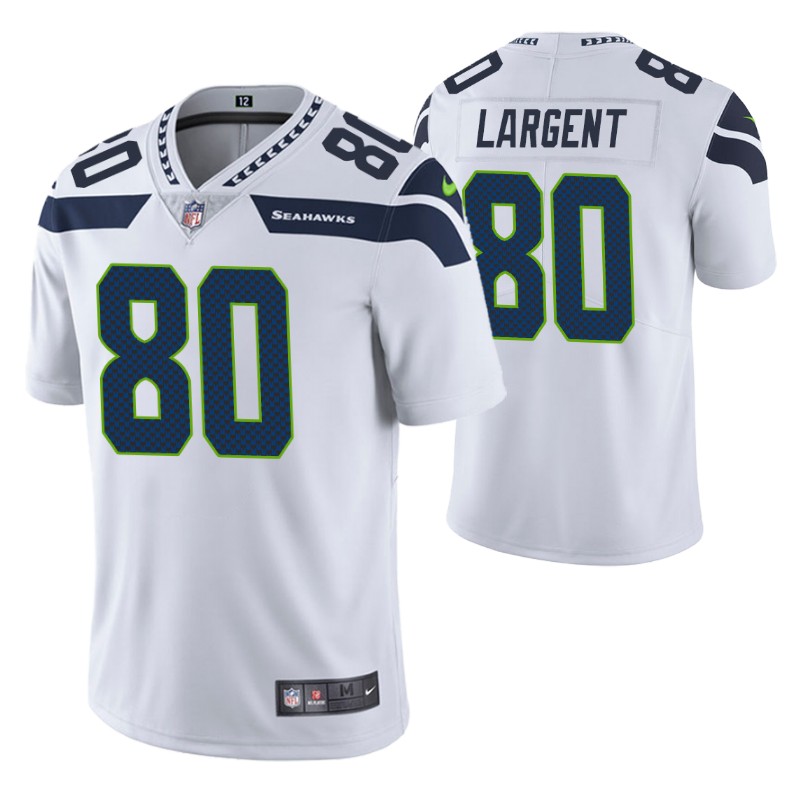 seahawks steve largent vapor limited jersey white men stitched