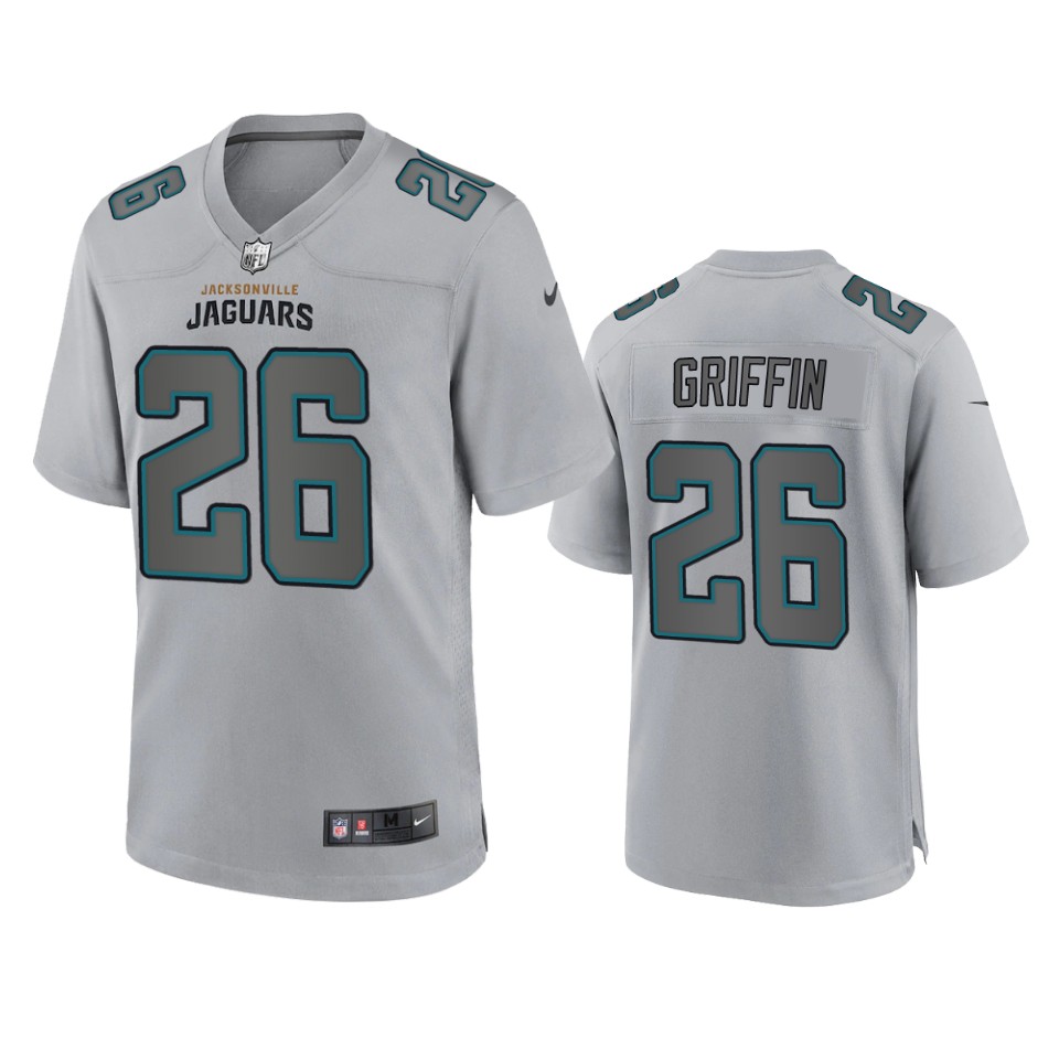 shaquill griffin jaguars gray atmosphere fashion game jersey