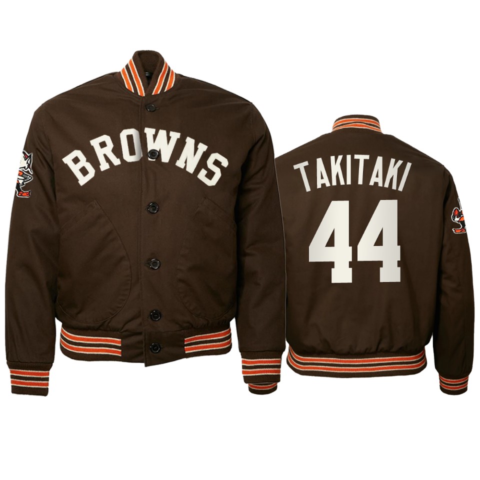 sione takitaki browns brown authentic vintage jacket
