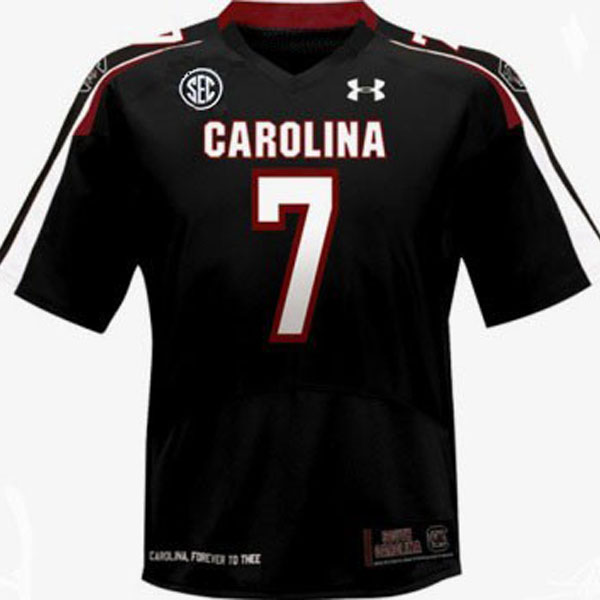 south carolina gamecocks 7 jadeveon clowney black football youth jersey