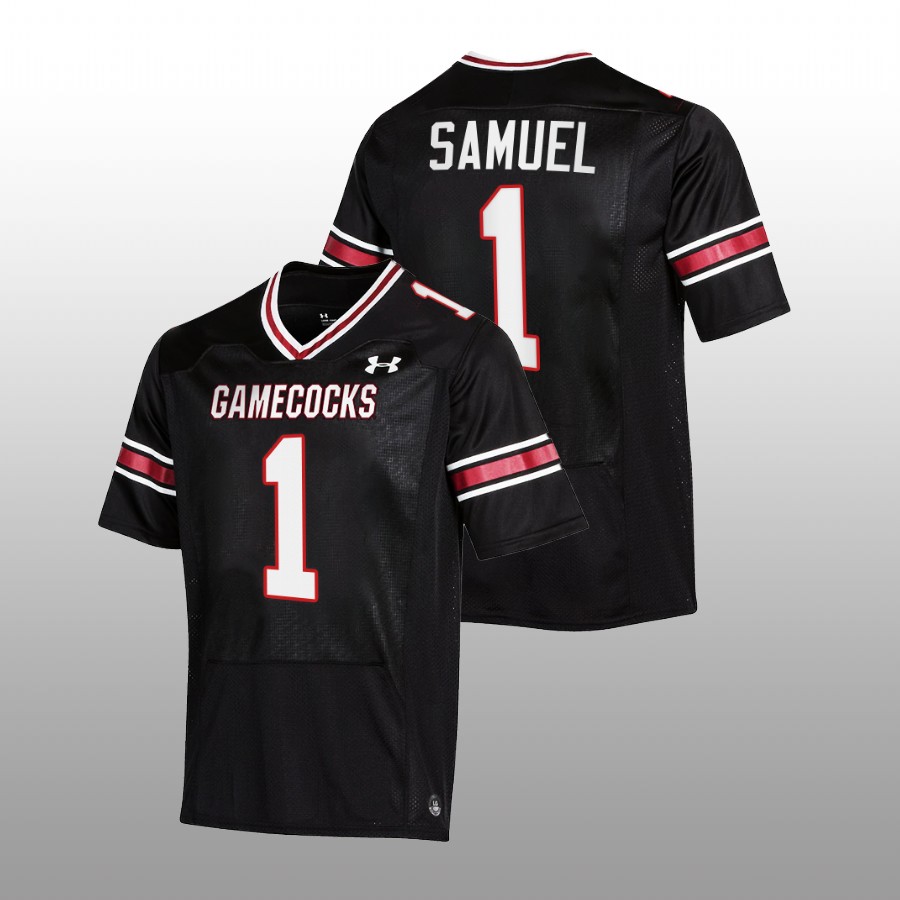south carolina gamecocks deebo samuel black alumni football nil replica jersey