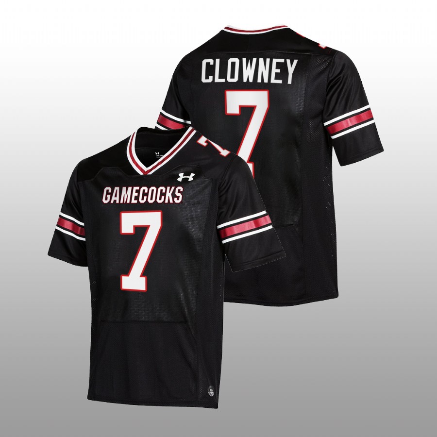 south carolina gamecocks jadeveon clowney black alumni football nil replica jersey