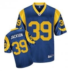 st. louis rams #39 jackson bule jerseys