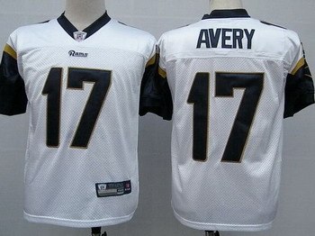 st louis rams 17 avery donnie white jerseys