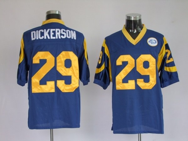 st.louis rams 29 eric dickerson blue