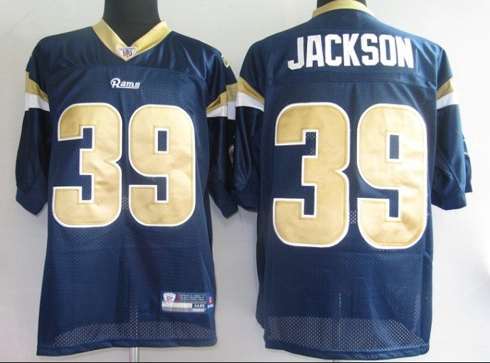 st.louis rams 39# jackson blue