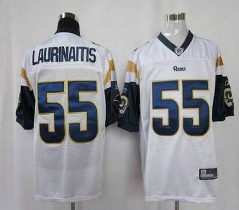 st louis rams 55 james laurinaitis white jerseys