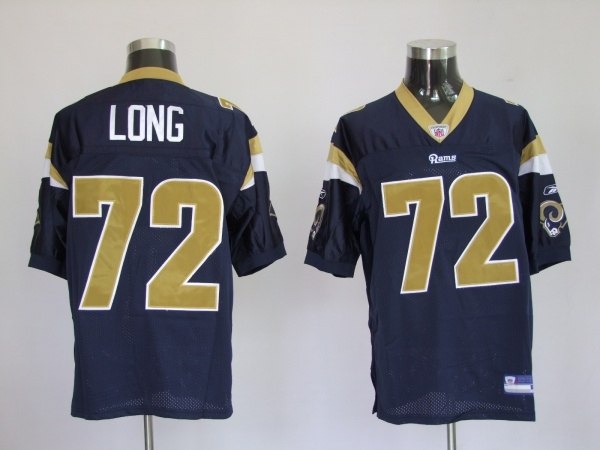 st.louis rams 72 chris young blue