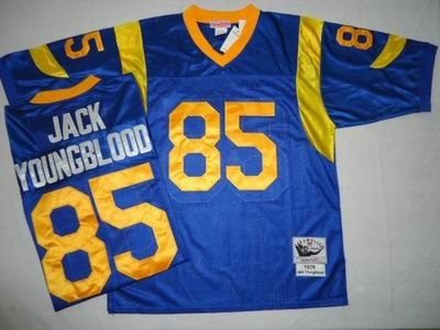 st.louis rams jerseys 85 jack youngblood blue throwback