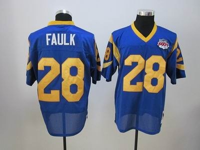st louis rams super bowl 2000 28 marshall faulk blue