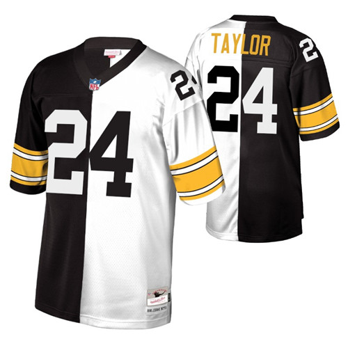 steelers-ike-taylor-split-jersey-black-white-legacy-replica