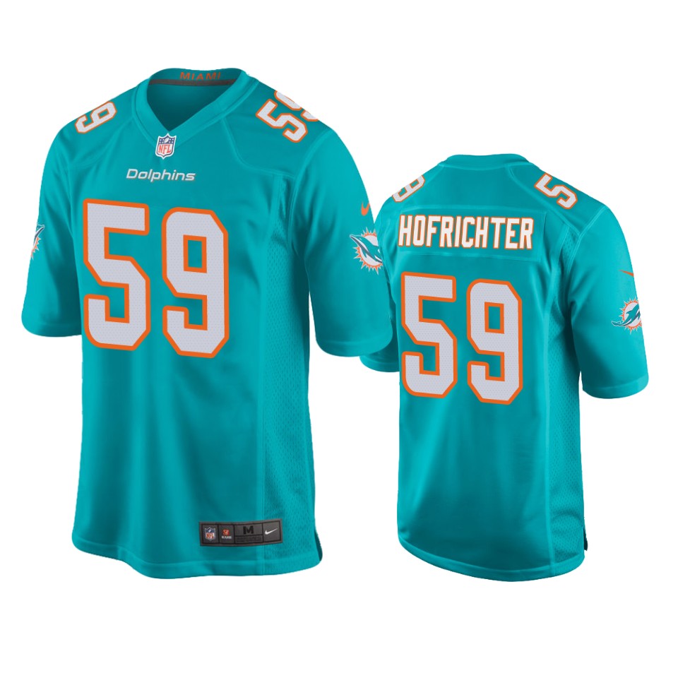 sterling hofrichter dolphins aqua game jersey