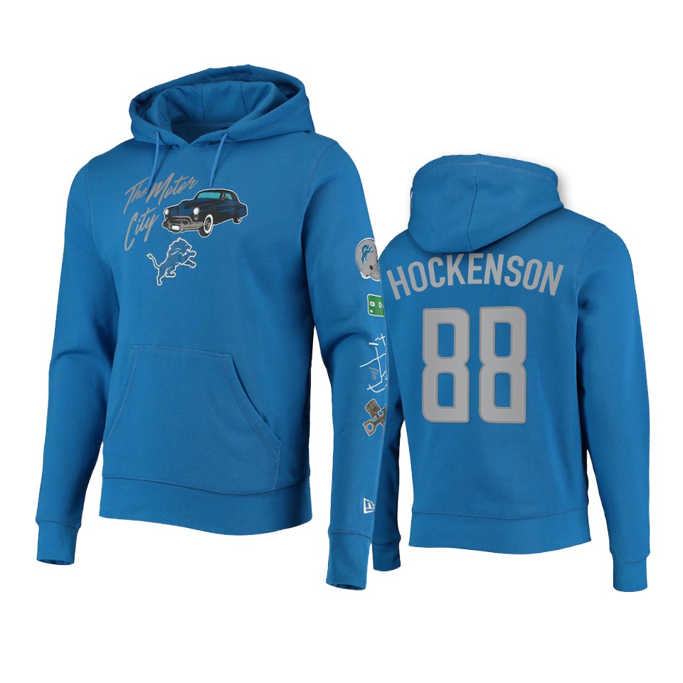 t.j. hockenson lions blue city transit hoodie