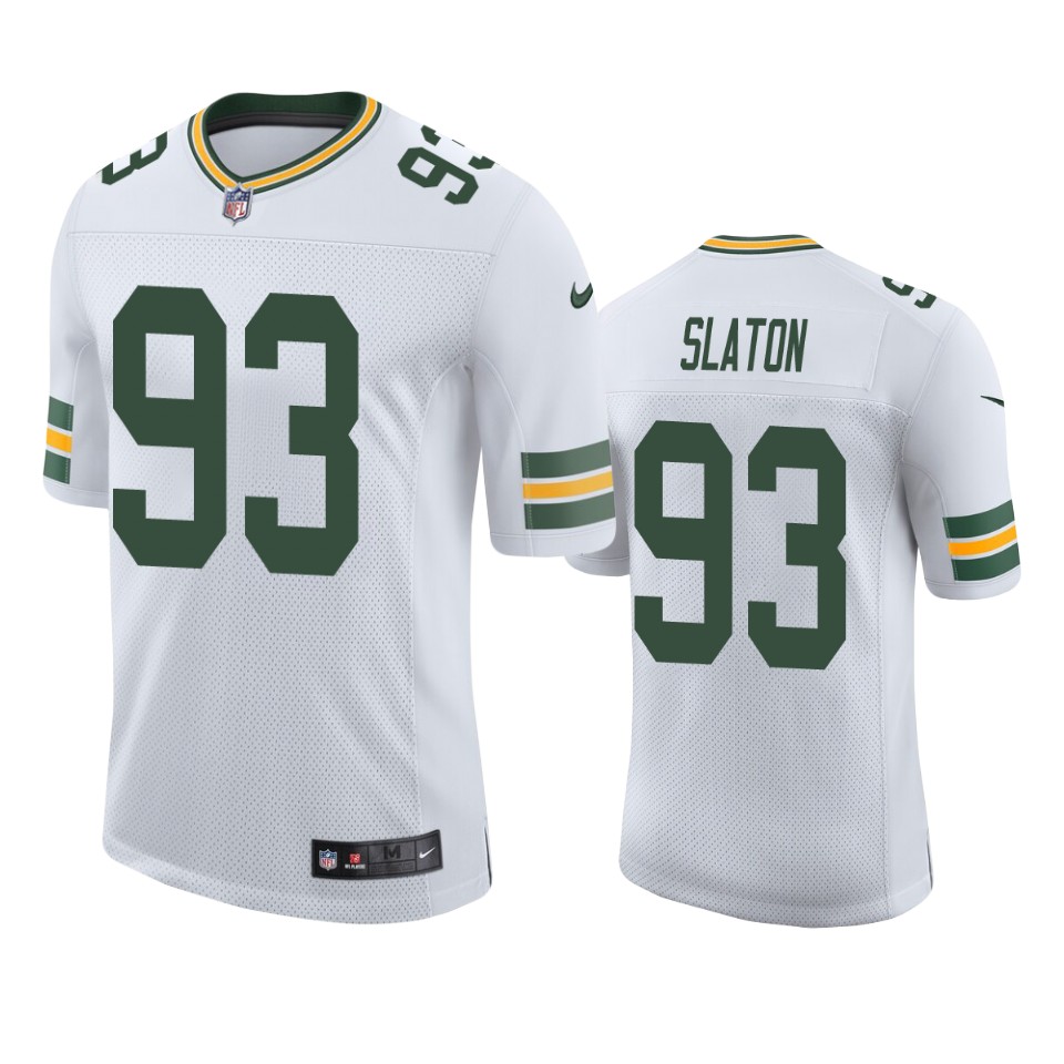 tedarrell slaton packers white vapor jersey 1