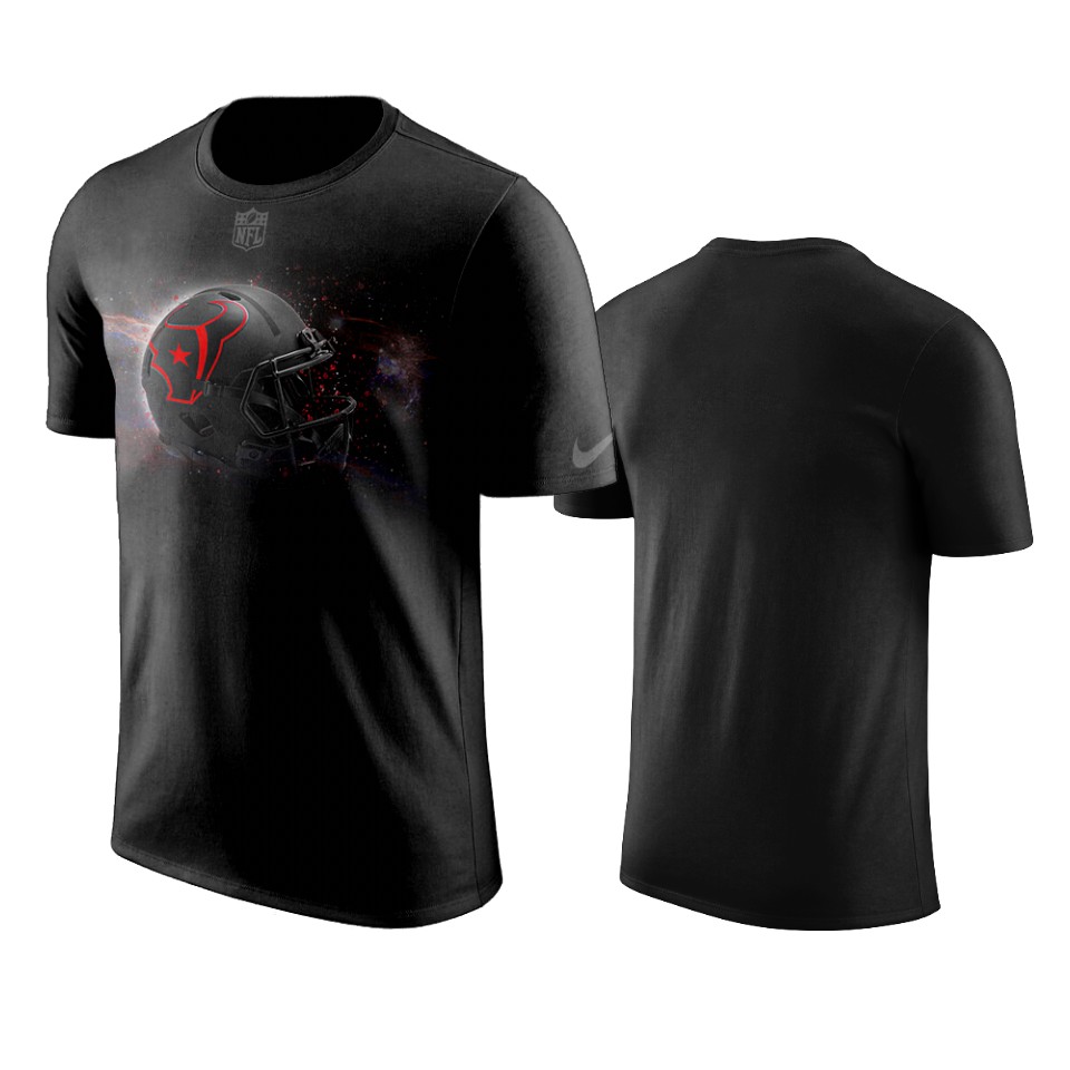 texans black helmet t shirt