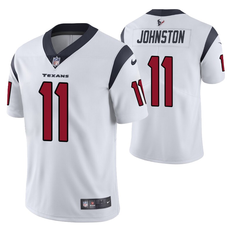 texans-cameron-johnston-vapor-limited-jersey-white-men
