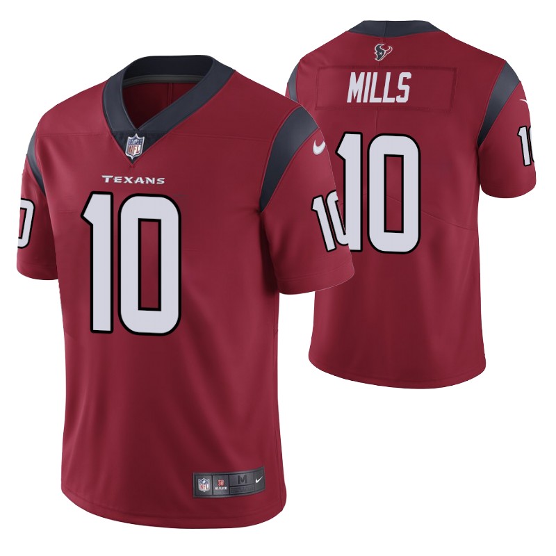 texans-davis-mills-vapor-limited-red-jersey-men