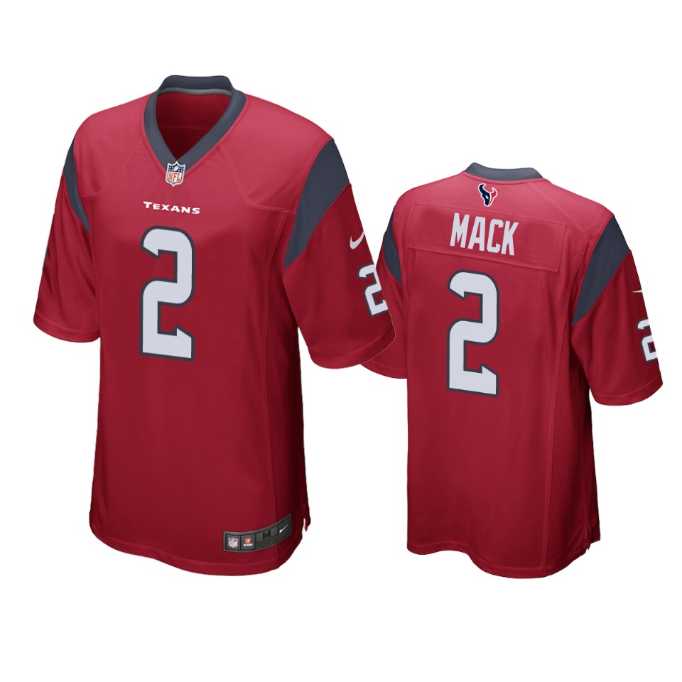 texans marlon mack game red jersey