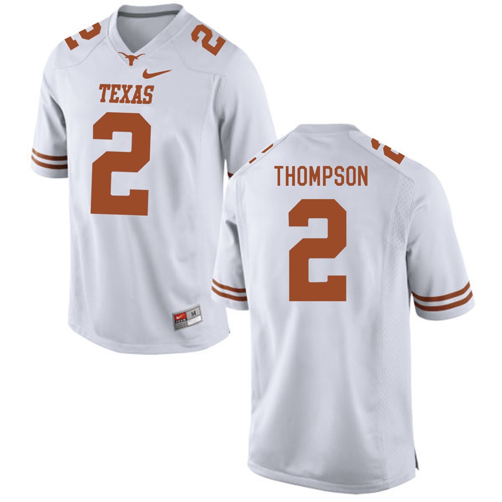 texas longhorns white mykkele thompson college football jersey