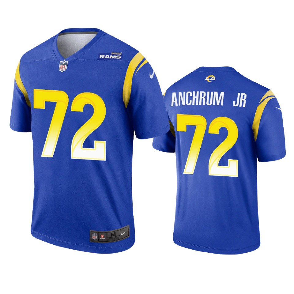 tremayne anchrum jr. rams legend royal jersey