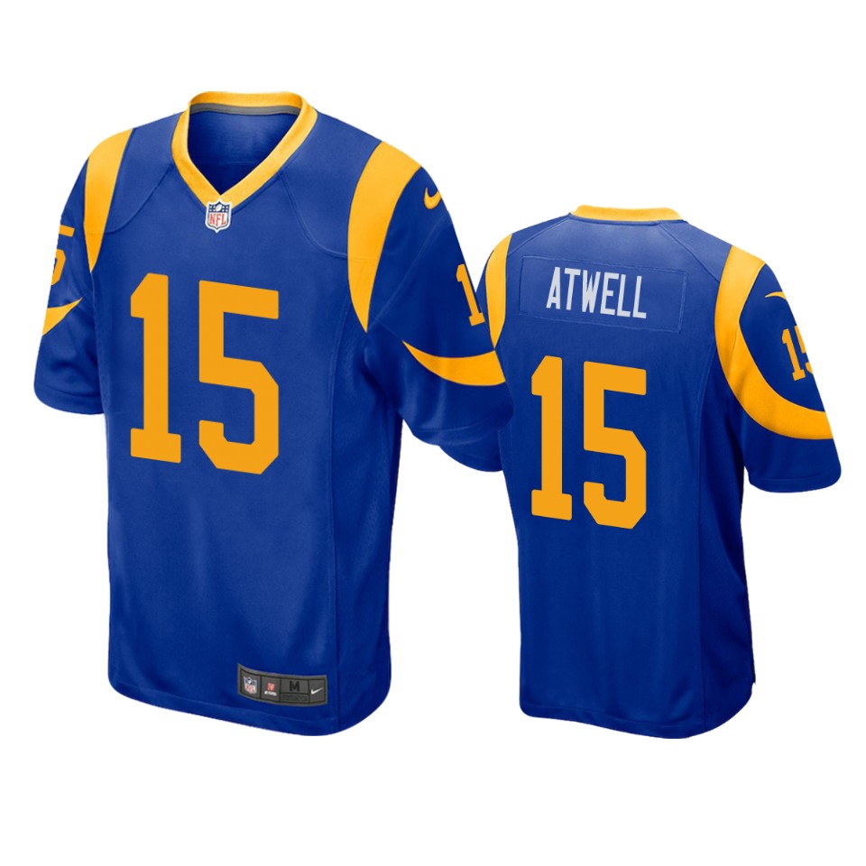 tutu atwell rams royal game jersey 0a