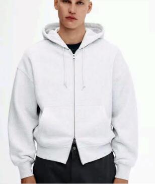 two-way full zip hoodie.