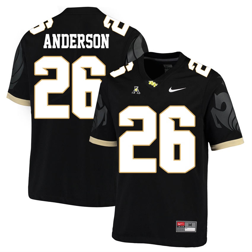 ucf knights black otis anderson college football player jersey