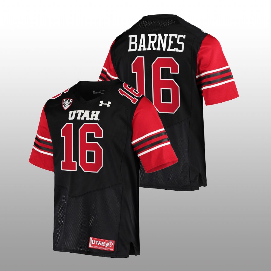utah utes bryson barnes black college football jersey