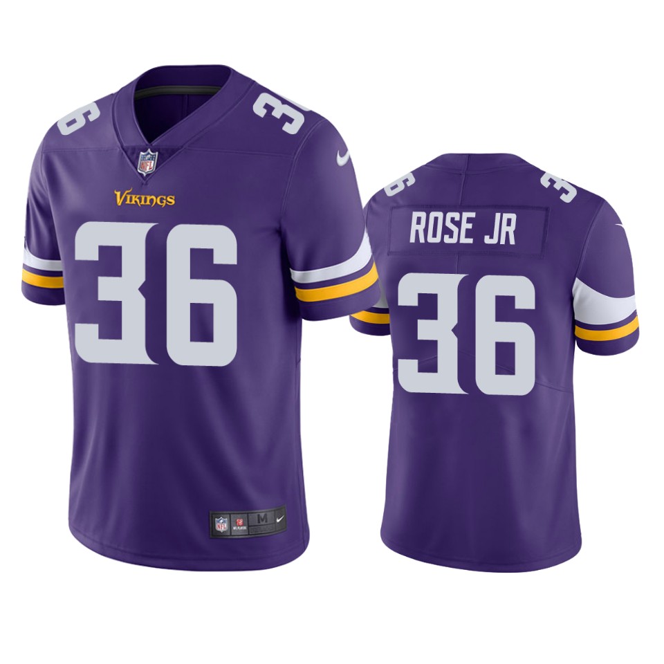 vikings a.j. rose jr. purple vapor jersey