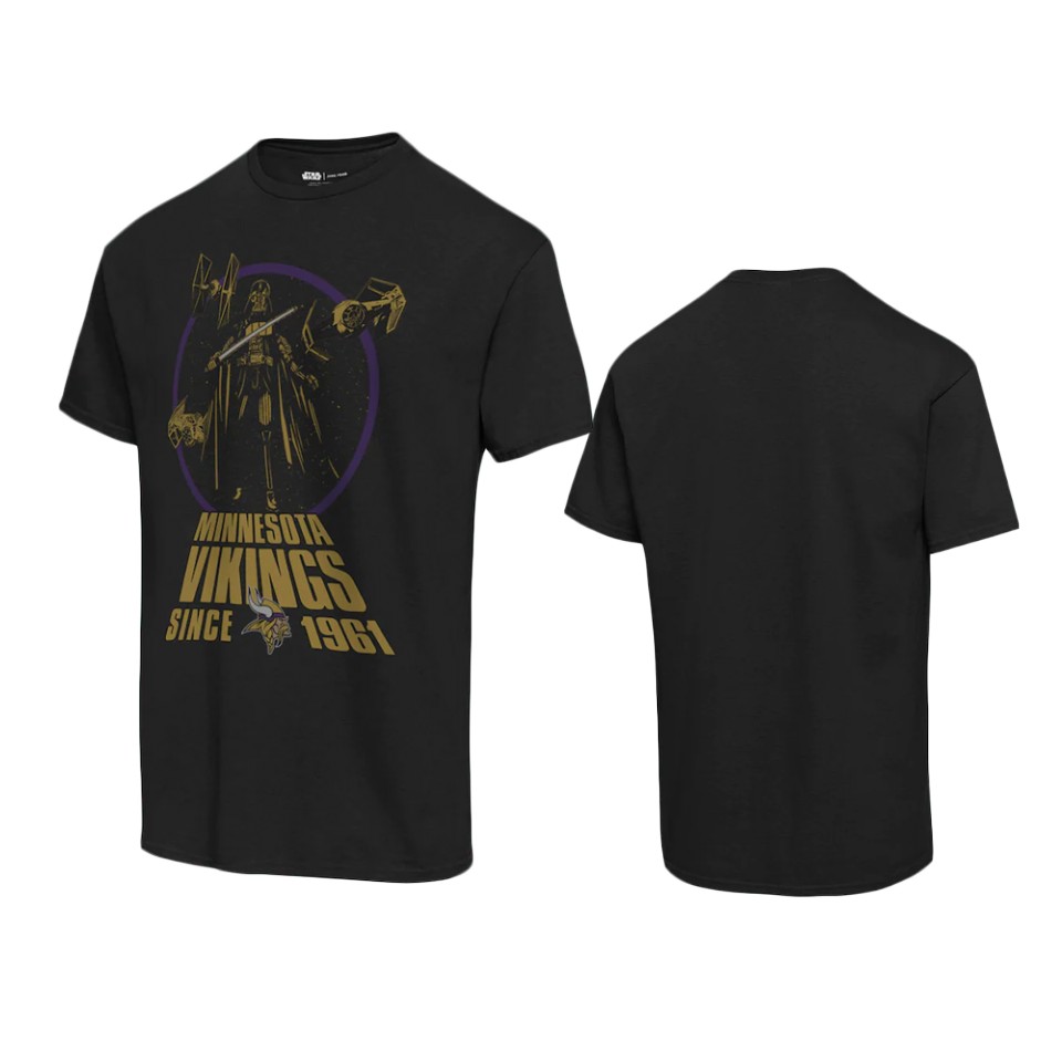 vikings black disney star wars empire title crawl t shirt