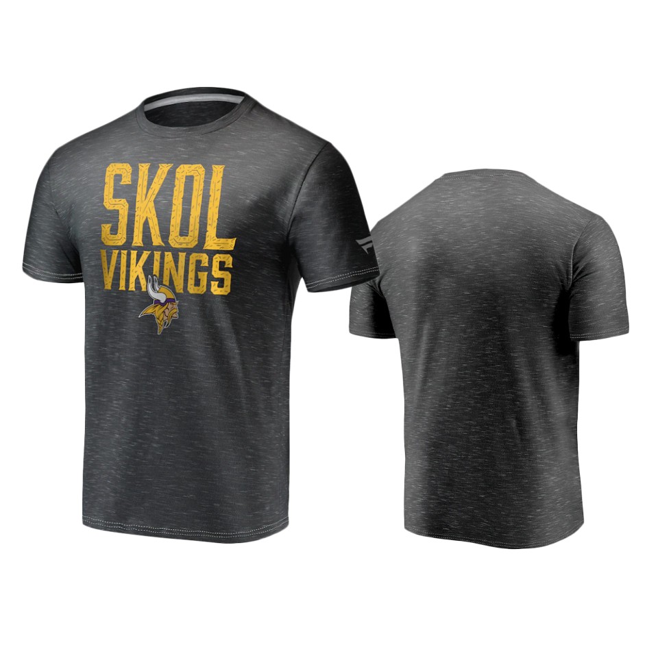 vikings charcoal space dye hometown t shirt