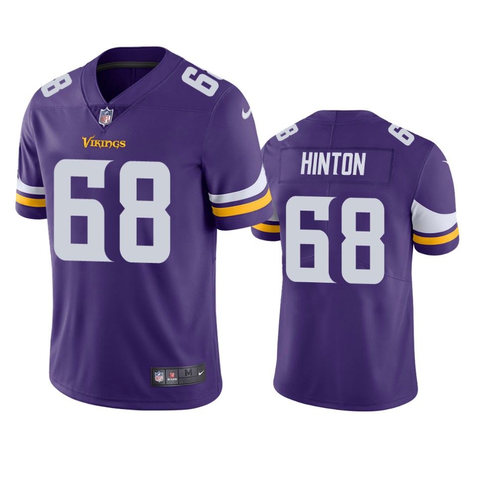vikings kyle hinton purple vapor untouchable limited jersey