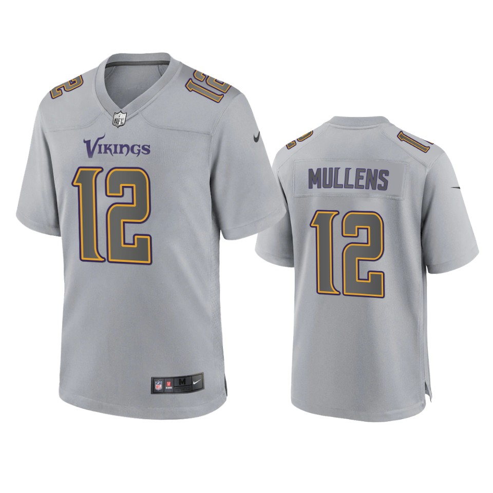 vikings nick mullens atmosphere fashion game gray jersey