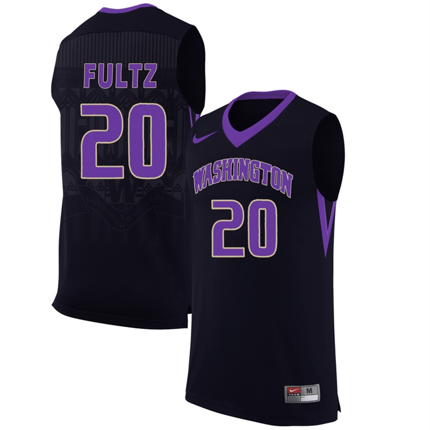washington huskies black 20 markelle fultz college premier basketball jersey