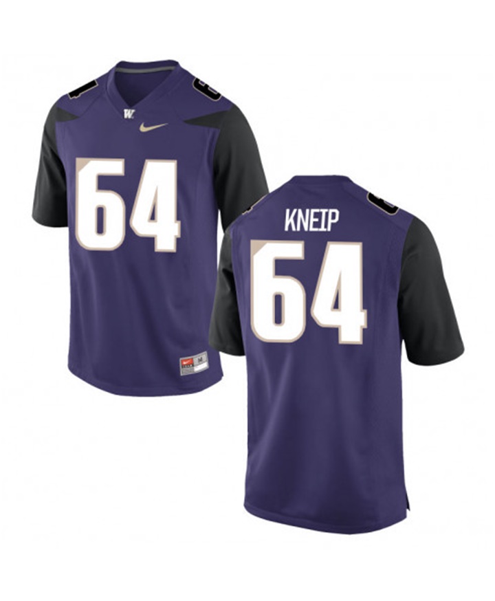 washington huskies purple a.j. kneip college football jersey