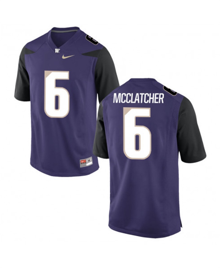 washington huskies purple chico mcclatcher college football jersey