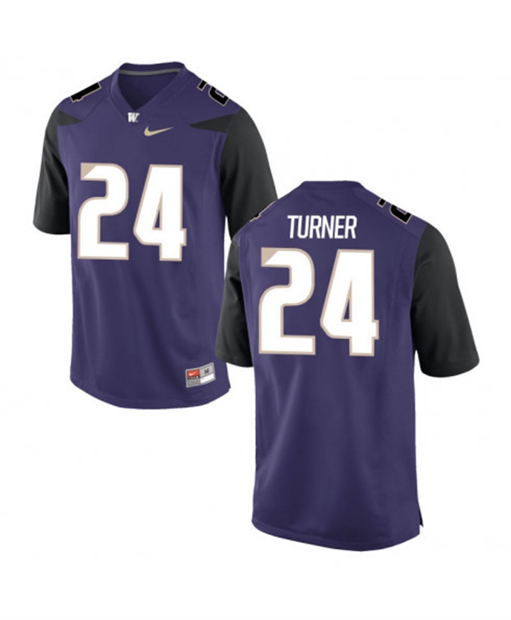 washington huskies purple ezekiel turner college football jersey
