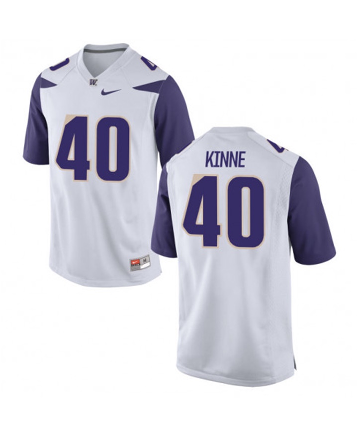 washington huskies white ralph kinne college football jersey