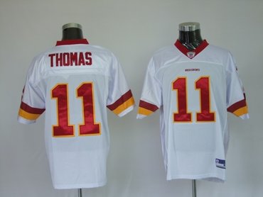 washington red skins 11 devin thomas white