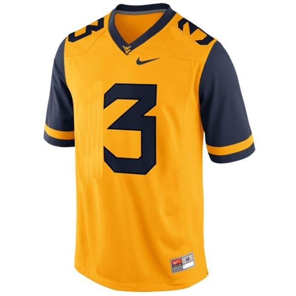 west virginia mountaineers 3 stedman bailey gold football youth jersey