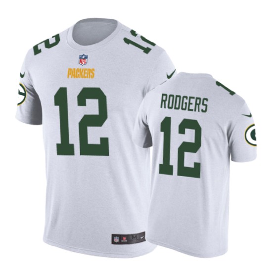 white aaron rodgers t shirt