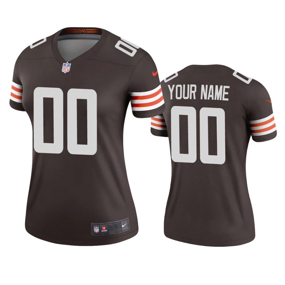 women's browns custom brown 2020 legend jersey