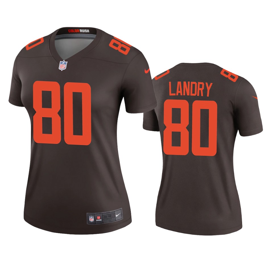 women's browns jarvis landry brown 2020 alternate legend jersey