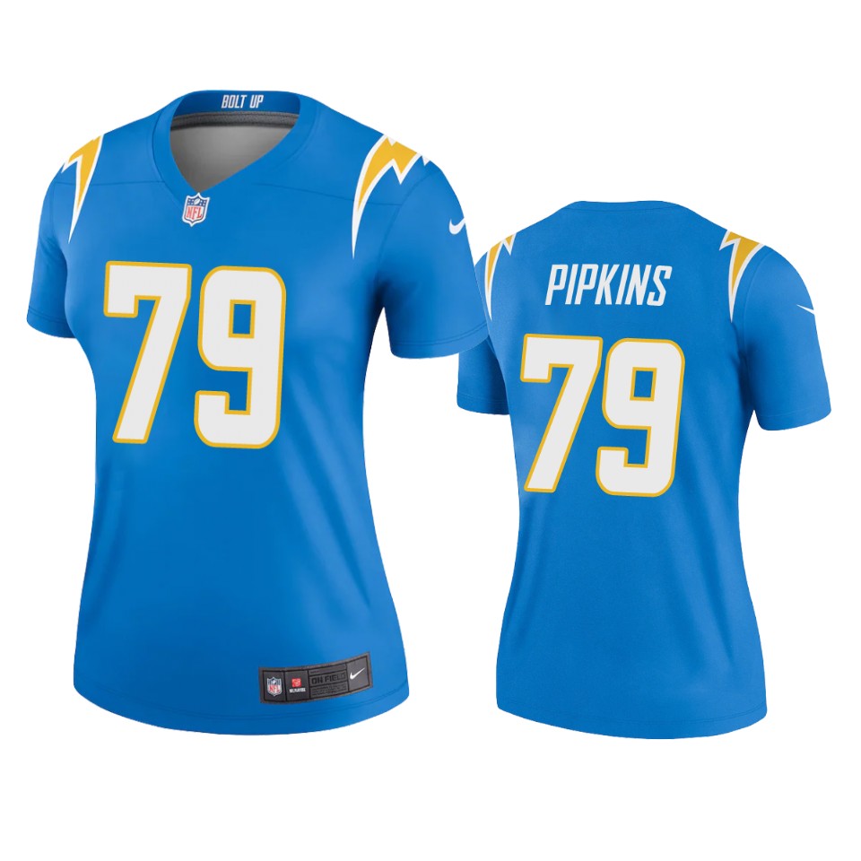 women's chargers trey pipkins powder blue 2020 legend jersey