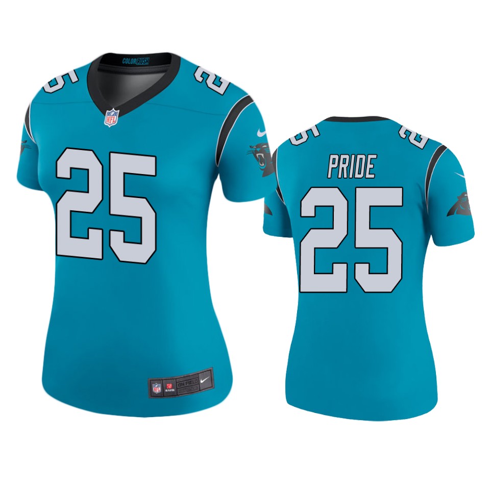 women's color rush legend panthers troy pride blue jersey