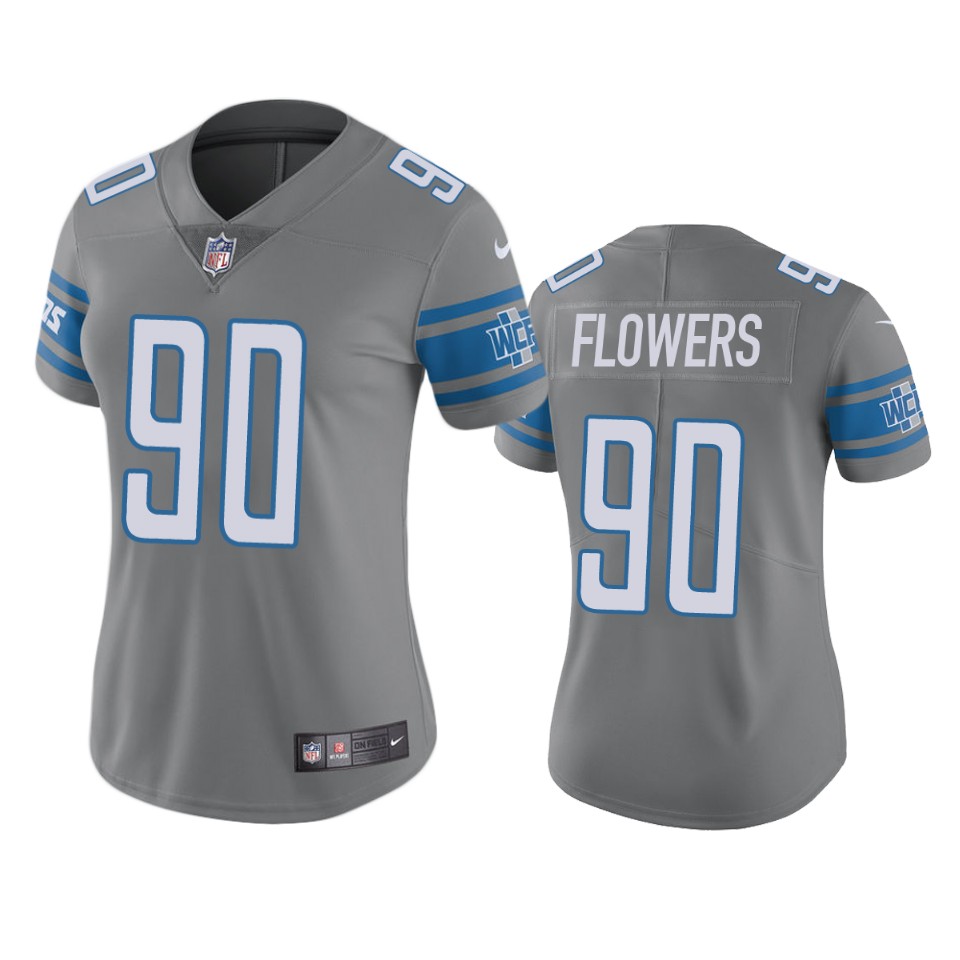 women's color rush limited trey flowers lions steel jersey